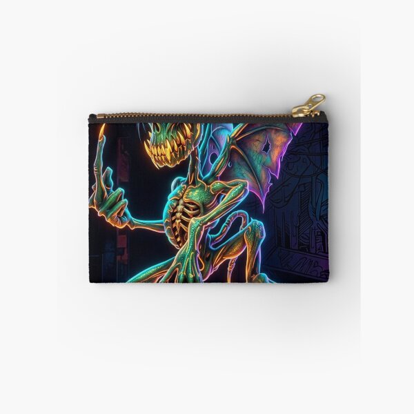 Item preview, Neon Demon Creature with Wings designed and sold by kiwiartyfarty.