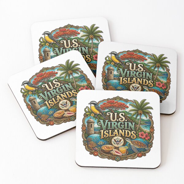 Item preview, U.S. Virgin Islands designed and sold by FunFitsFactory.