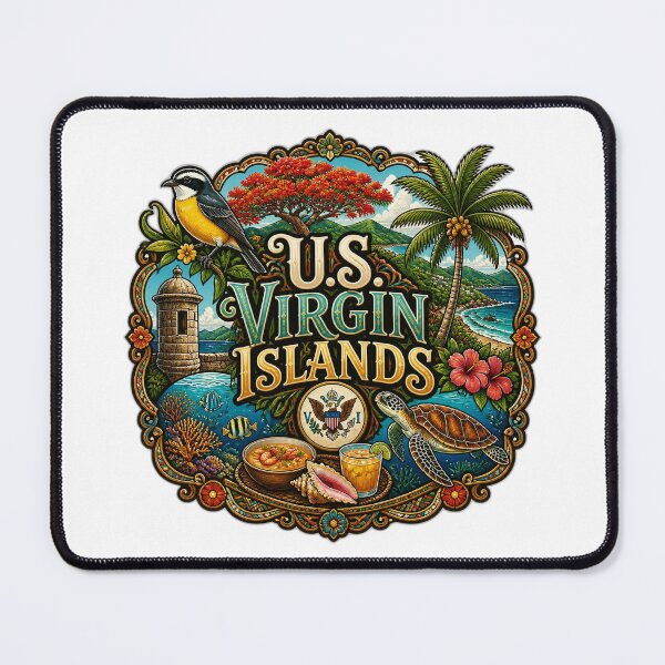 Item preview, U.S. Virgin Islands designed and sold by FunFitsFactory.
