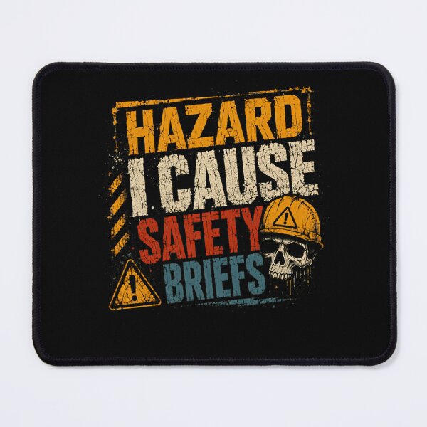 Item preview, Hazard I Cause Safety Briefs Construction Worker Safety Officer designed and sold by HumansStuck12.