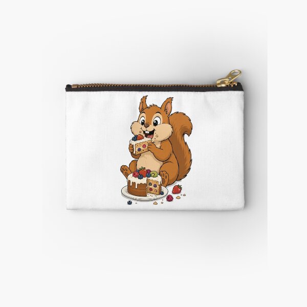 Item preview, Fat Squirrel Eating A Fruit Cake designed and sold by TontikDesign.