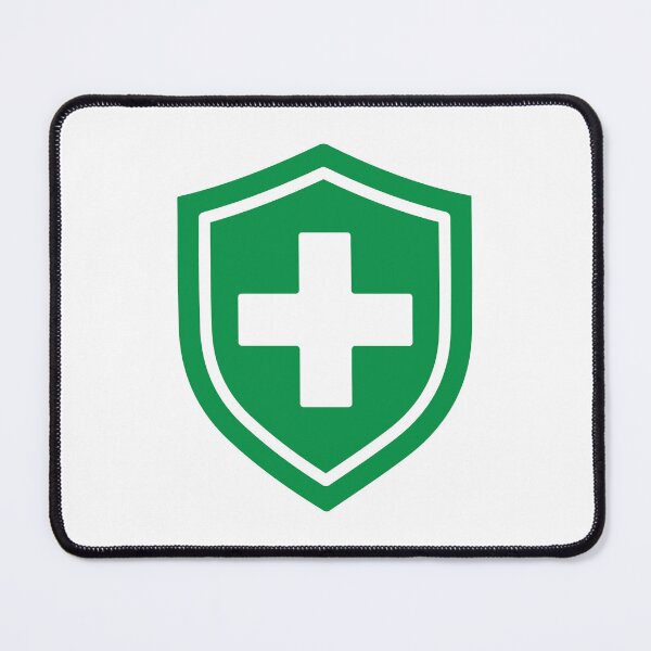 Item preview, First Aid Shield Medical Emergency Healthcare Symbol designed and sold by VectorForge Studio.