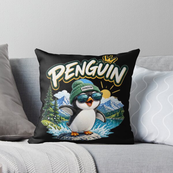 Item preview, King Penguin In The Mountains Majestic Wildlife Design designed and sold by NeO² Studio.