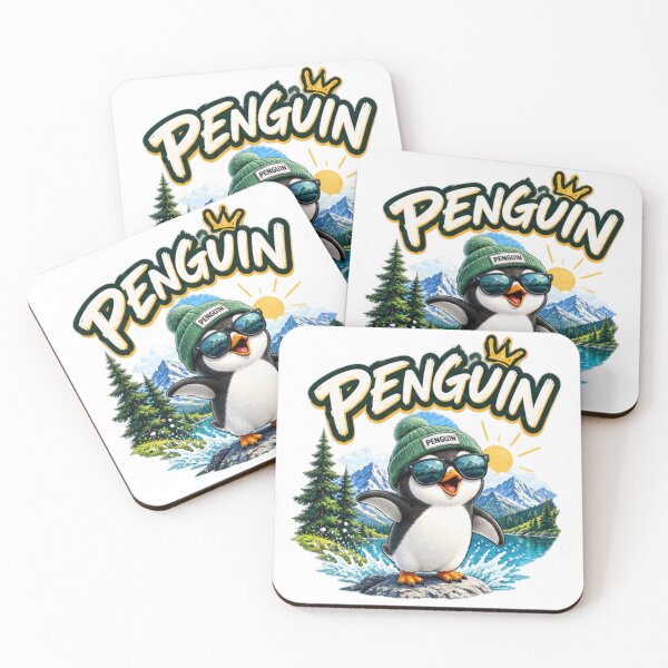 Item preview, King Penguin In The Mountains Majestic Wildlife Design designed and sold by NeO² Studio.