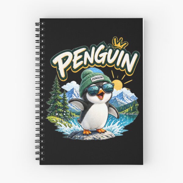 Item preview, King Penguin In The Mountains Majestic Wildlife Design designed and sold by NeO² Studio.