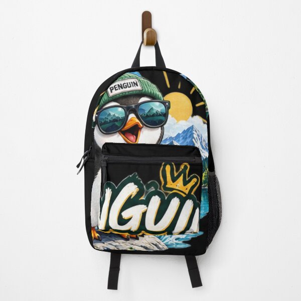 Item preview, King Penguin In The Mountains Majestic Wildlife Design designed and sold by NeO² Studio.