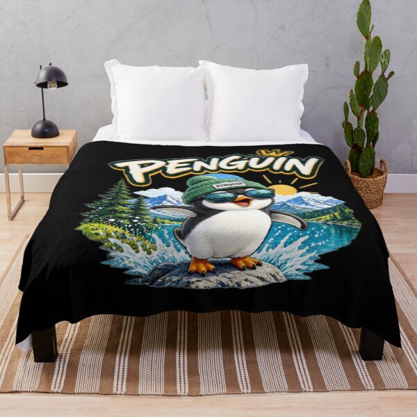 Item preview, King Penguin In The Mountains Majestic Wildlife Design designed and sold by NeO² Studio.