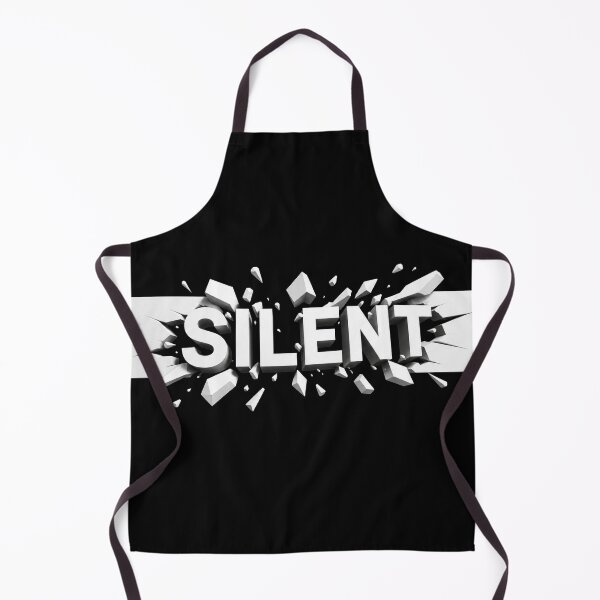 Item preview, Silent Shattered Typography | Minimalist Distressed Word Art designed and sold by Bhinfy.