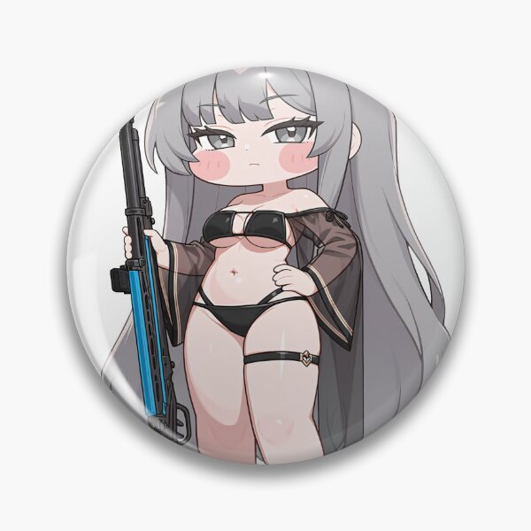 Item preview, Chibi Gray Haired Warrior Anime Sticker designed and sold by RGB-crayon.