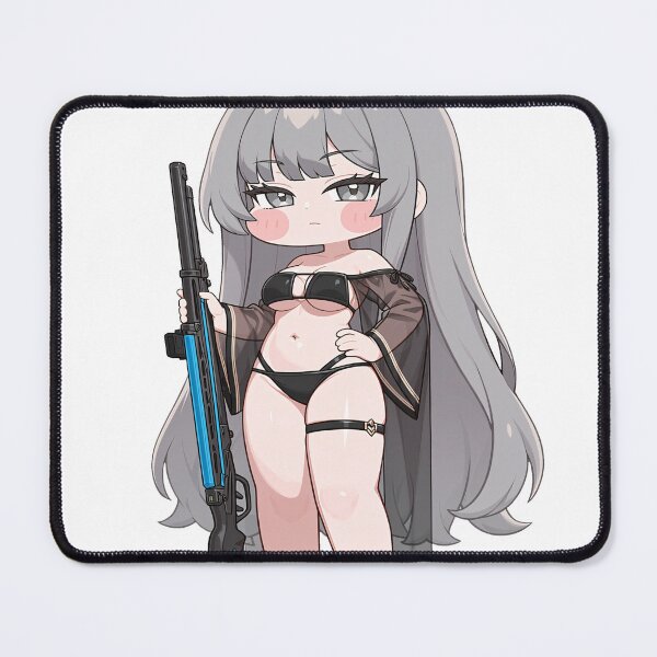 Item preview, Chibi Gray Haired Warrior Anime Sticker designed and sold by RGB-crayon.