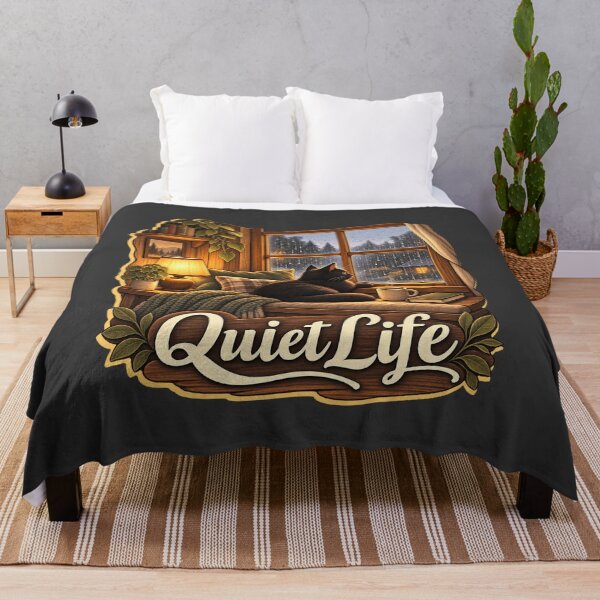 Item preview, Quiet Life — Black Cat Rainy Window designed and sold by QuietNovaShop.