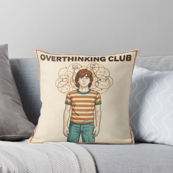Aperçu de l'œuvre Affiche rétro du club Overthinking créée et vendue par PictorialWhimsy.