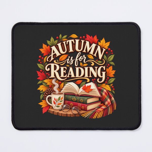 Item preview, Autumn Is for Reading – Cozy Fall Book Lover Design designed and sold by astersgraphics.