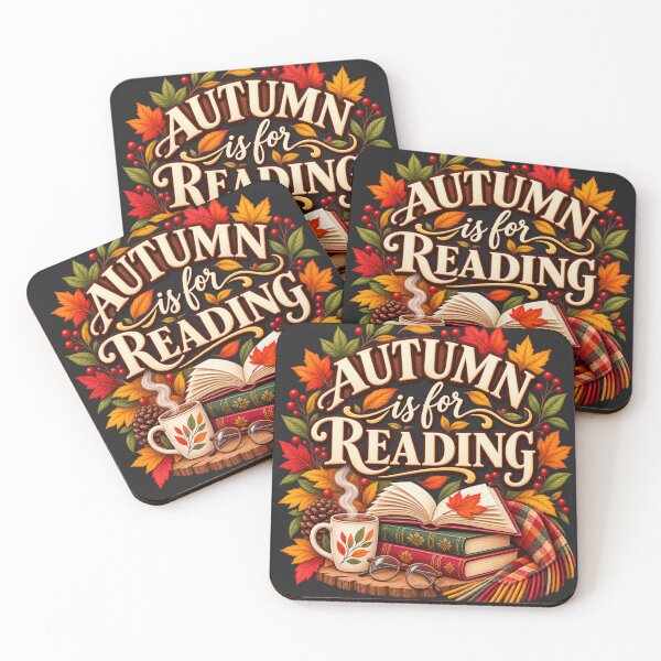 Item preview, Autumn Is for Reading – Cozy Fall Book Lover Design designed and sold by astersgraphics.