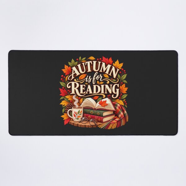 Item preview, Autumn Is for Reading – Cozy Fall Book Lover Design designed and sold by astersgraphics.