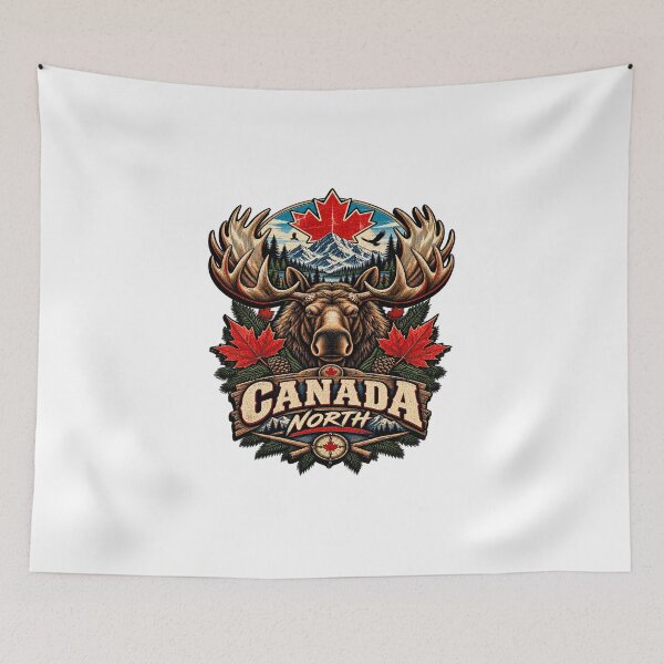 Item preview, ROAM CANADA – Vintage Canadian Deer Mountain Streetwear designed and sold by ujjawal.