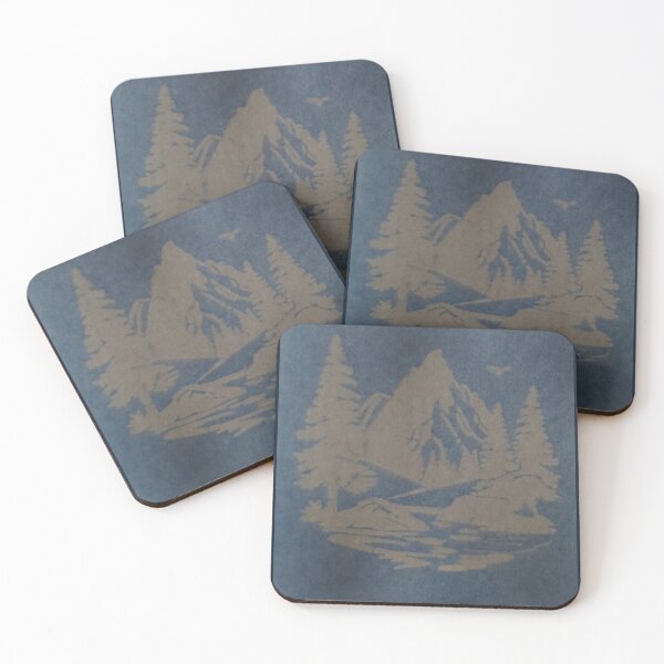 Item preview, The Great Outdoors in Cyanotype  designed and sold by Limitless canvas .