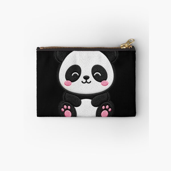 Item preview, Kawaii Panda Embroidery Patch Illustration designed and sold by ColorSplash123.