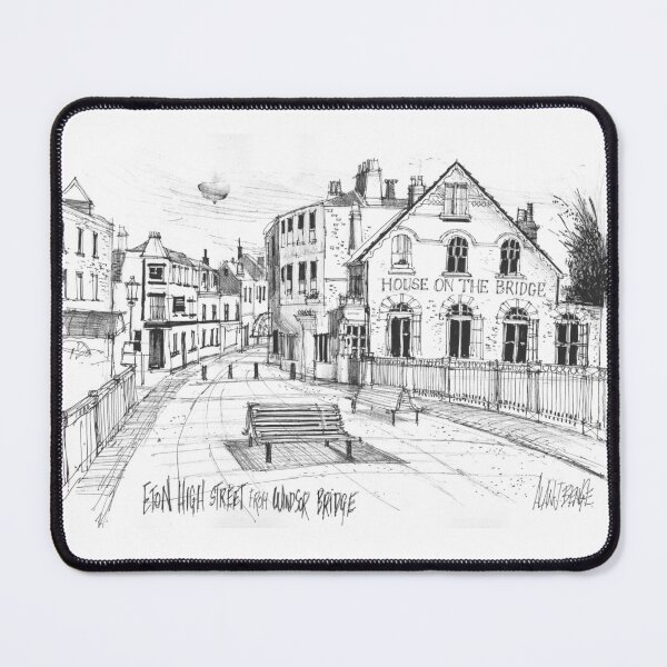 Item preview, Windsor and Eton Bridge Historic Architecture Sketch designed and sold by Al Benge - NZ & Australian Art.