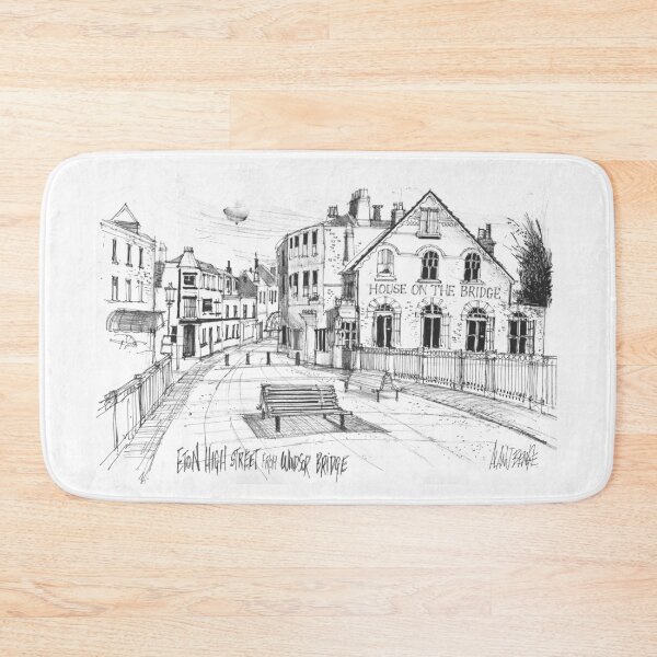 Item preview, Windsor and Eton Bridge Historic Architecture Sketch designed and sold by Al Benge - NZ & Australian Art.