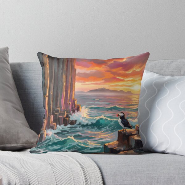 Item preview, Fingal's Cave Staffa Ocean Sunset designed and sold by RedPeaStudio.