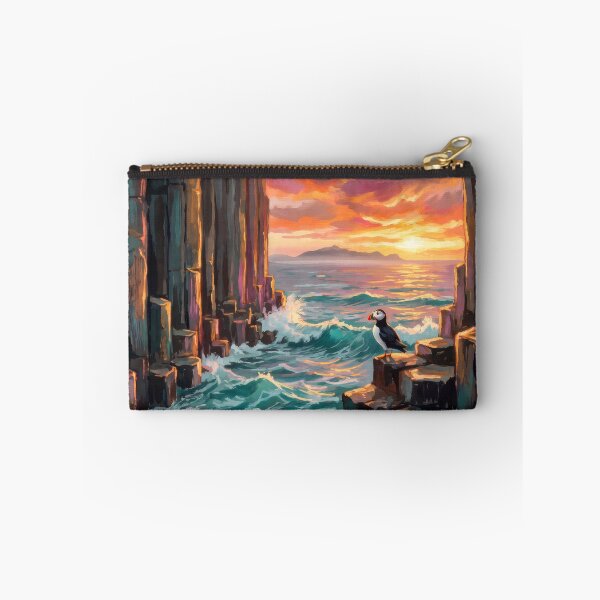 Item preview, Fingal's Cave Staffa Ocean Sunset designed and sold by RedPeaStudio.