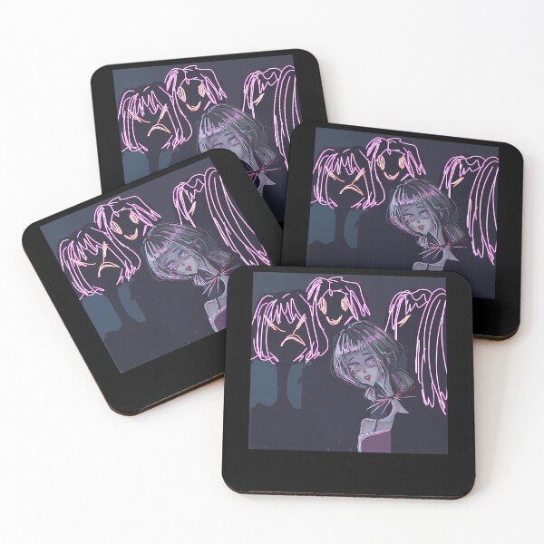 Item preview, Sad Girl Surrounded By Glowing Neon Face designed and sold by VERS_.