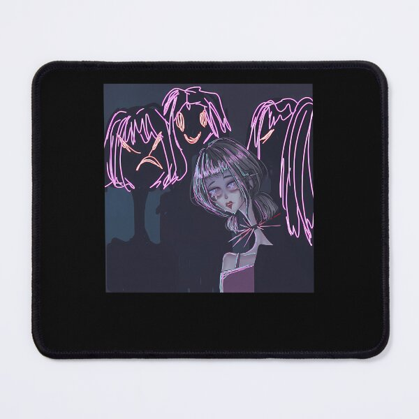 Item preview, Sad Girl Surrounded By Glowing Neon Face designed and sold by VERS_.
