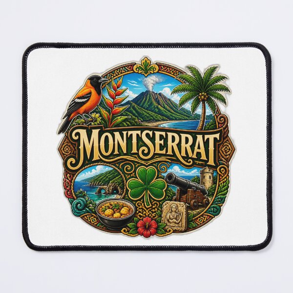 Item preview, Montserrat designed and sold by FunFitsFactory.