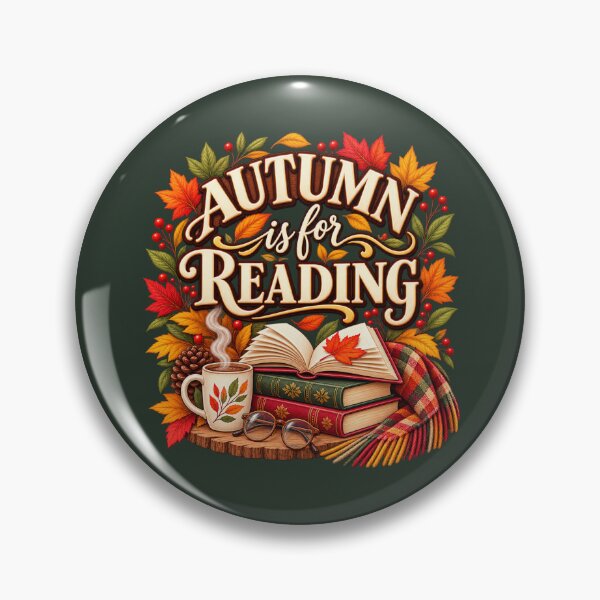 Artikelvorschau, Der Herbst ist Lesezeit – Gemütliches Herbstdesign für Bücherliebhaber entworfen und verkauft von astersgraphics.