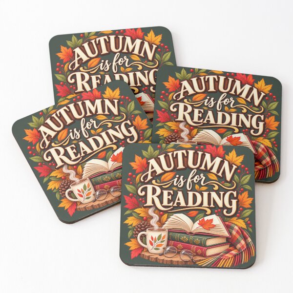 Item preview, Autumn Is for Reading – Cozy Fall Book Lover Design designed and sold by astersgraphics.