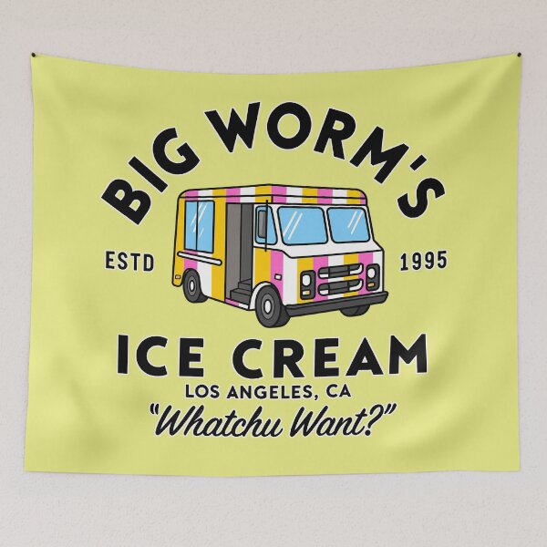 Item preview, Big Worm's Ice Cream designed and sold by Ribeiro-Art.