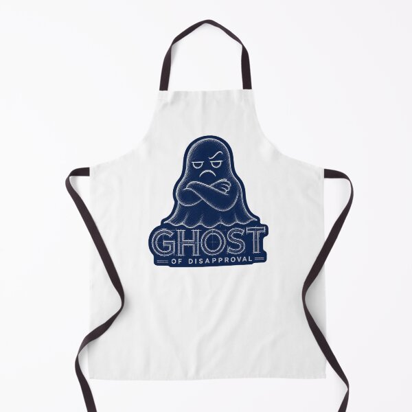Item preview, Ghost of Disapproval – Blueprint Grumpy Ghost Illustration designed and sold by Abidel.