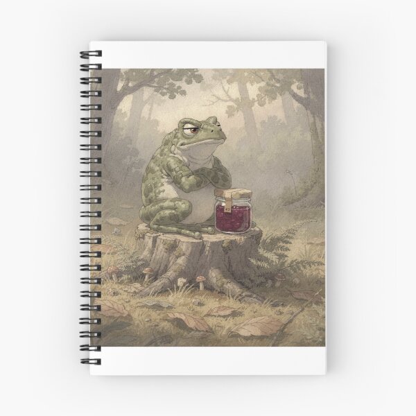 Item preview, Grumpy Toad Guarding a Jar of Jam Print designed and sold by PictorialWhimsy.