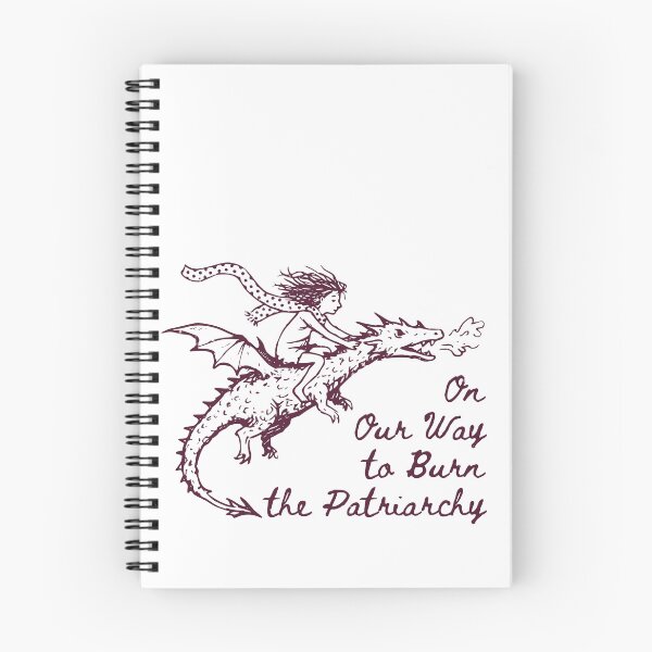 Item preview, On Our Way to Burn the Patriarchy - Feminist Dragon Rider designed and sold by Riot-And-Hope.