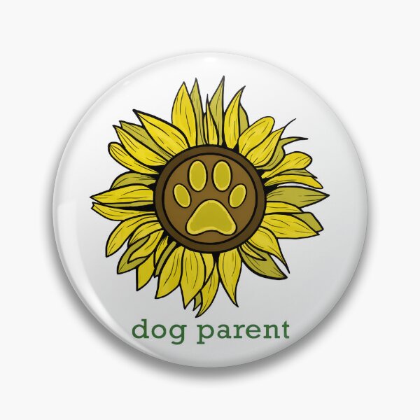 Artikelvorschau, Sonnenblumen-Pfotenabdruck-Hundeeltern-Blumenkunst entworfen und verkauft von SoyLamderma.