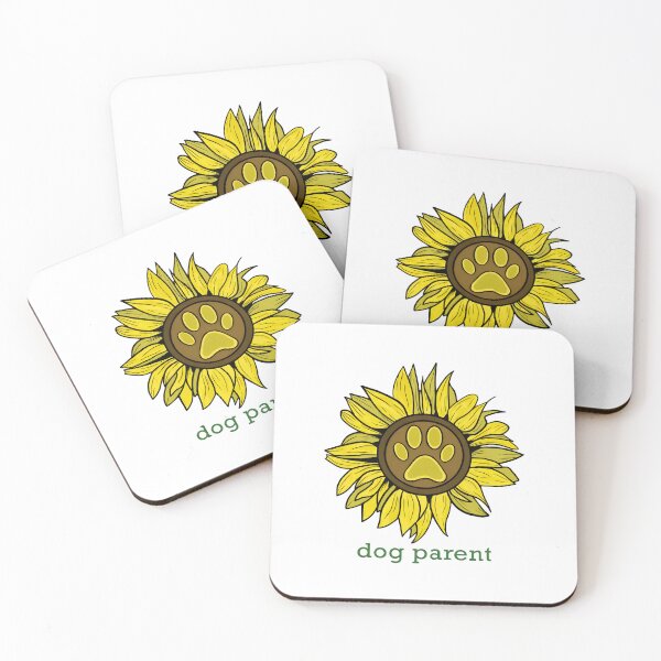 Item preview, Sunflower Paw Print Dog Parent Floral Art designed and sold by SoyLamderma.