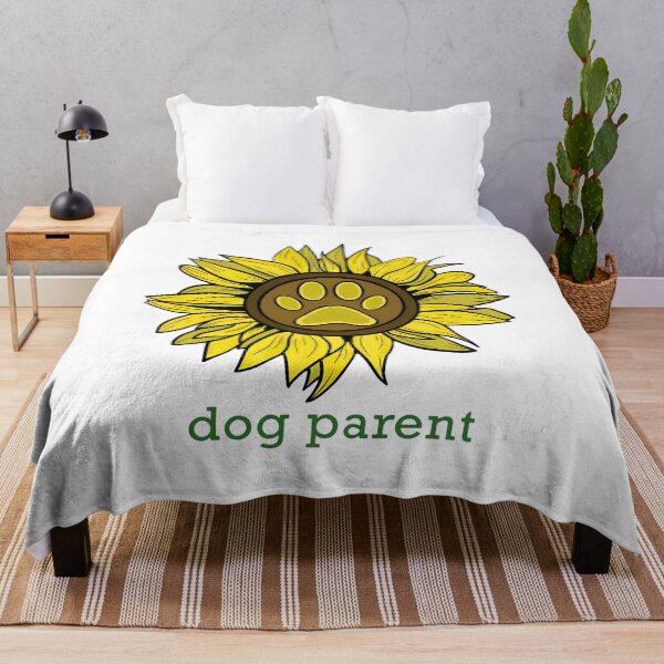 Item preview, Sunflower Paw Print Dog Parent Floral Art designed and sold by SoyLamderma.