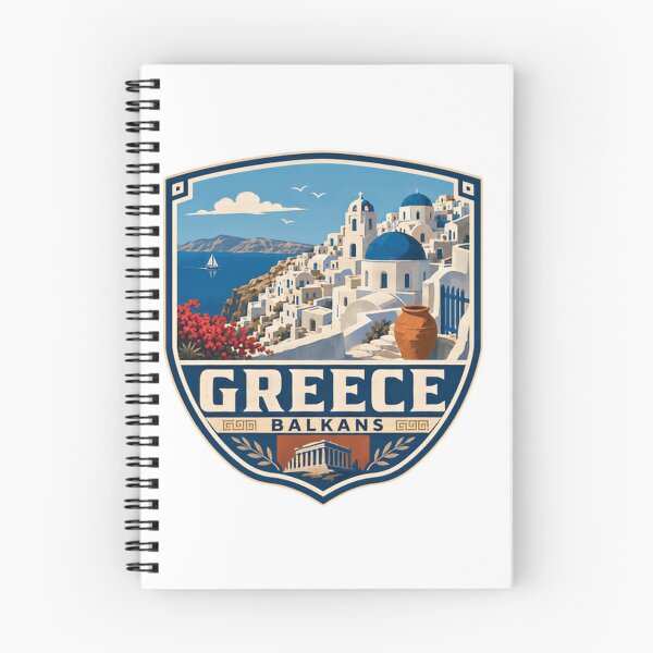 Item preview, Greece Balkans Santorini European Travel Vacation Destination designed and sold by Simsimah26Parks.