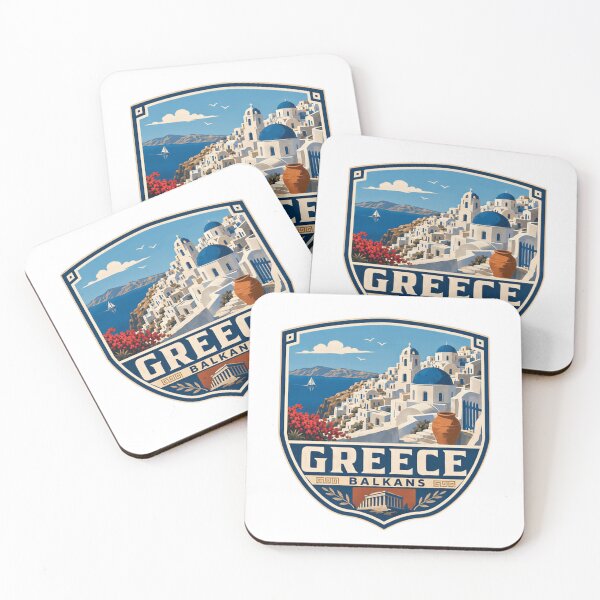 Item preview, Greece Balkans Santorini European Travel Vacation Destination designed and sold by Simsimah26Parks.
