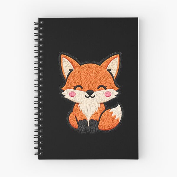 Item preview, Cute Fox Embroidery Patch Illustration designed and sold by ColorSplash123.