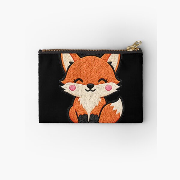 Item preview, Cute Fox Embroidery Patch Illustration designed and sold by ColorSplash123.