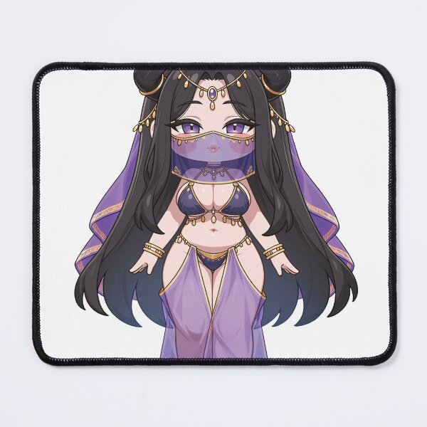 Item preview, Chibi Purple Demon Girl Anime Sticker designed and sold by RGB-crayon.