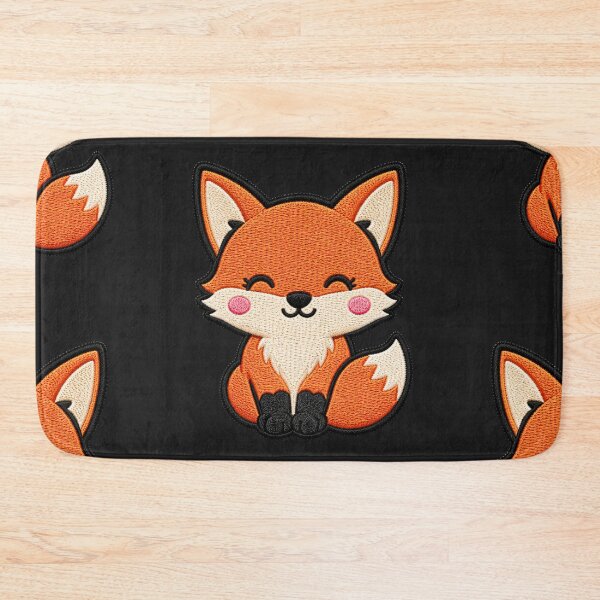 Item preview, Cute Fox Embroidery Patch Illustration designed and sold by ColorSplash123.