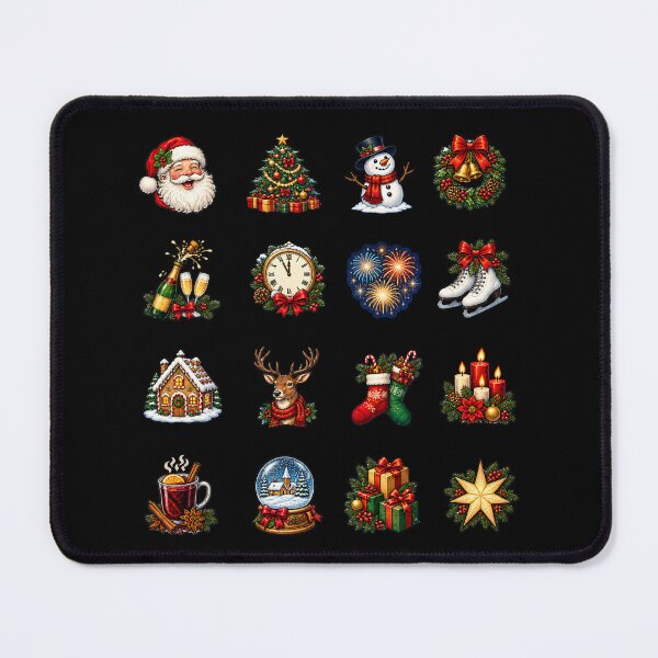 Item preview, Merry Christmas Happy New Year Ultimate Sticker Pack designed and sold by Funny Vintage Stickers And T-Shirts.