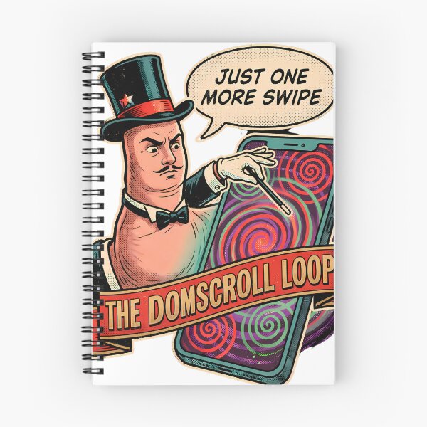 Item preview, THE DOOMSCROLL LOOP designed and sold by Fresnel Boy.