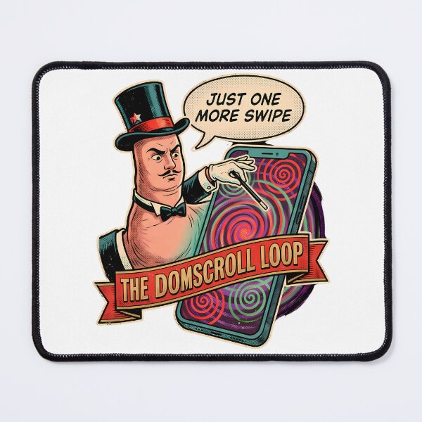 Item preview, THE DOOMSCROLL LOOP designed and sold by Fresnel Boy.