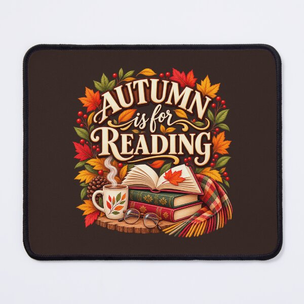 Item preview, Autumn Is for Reading – Cozy Fall Book Lover Design designed and sold by astersgraphics.