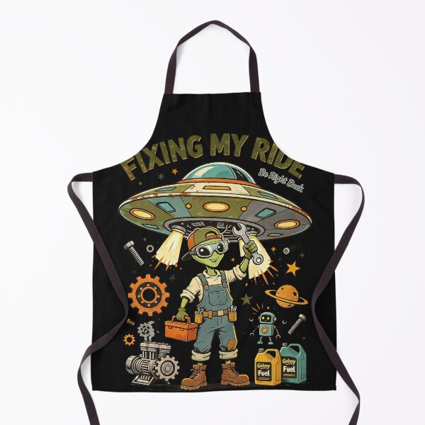 Item preview, Fixing My Ride Alien Mechanic designed and sold by NatalieJeans.