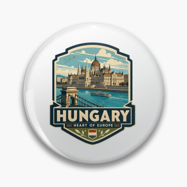 Item preview, Hungary Heart Of Europe Budapest Travel Souvenir Hungarian Pride designed and sold by Simsimah26Parks.